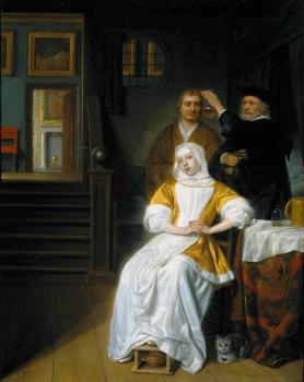 Samuel Van Hoogstraten : The anemic lady
